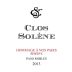 Clos Solene Hommage a nos Pairs Reserve 2013 Front Label