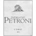 Domaine Petroni Corse 2015 Front Label