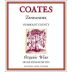 Coates Vineyards Organic Zinfandel 2009 Front Label
