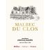 Triguedina Malbec du Clos 2014 Front Label
