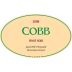 Cobb Wines Jack Hill Vineyard Pinot Noir 2008 Front Label
