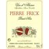 Pierre Frick Pinot Noir 2012 Front Label
