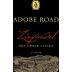 Adobe Road Zinfandel 2009 Front Label