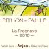 Pithon-Paille Anjou La Fresnaye Rouge 2010 Front Label