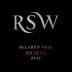 Wirra Wirra RSW Shiraz 2014 Front Label