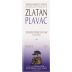 Plenkovic Winery Zlatan Otok Plavac 2013 Front Label