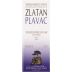 Plenkovic Winery Zlatan Otok Plavac 2011 Front Label