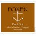 Foxen John Sebastiano Vineyard Pinot Noir 2014 Front Label