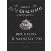 Podere San Giacomo Brunello di Montalcino 2010 Front Label
