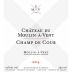Chateau du Moulin-a-Vent Champ de Cour 2014 Front Label