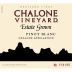 Chalone Estate Pinot Blanc 2013 Front Label