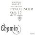 Punt Road Chemin Pinot Noir 2012 Front Label