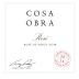 Cosa Obra Rose of Pinot Noir 2014 Front Label