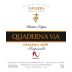 Quaderna Via Crianza Tempranillo 2009 Front Label