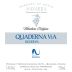 Quaderna Via Reserva 2008 Front Label
