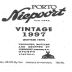 Niepoort Vintage Port 1997 Front Label