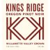 Kings Ridge Pinot Noir 2016 Front Label