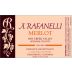 A. Rafanelli Merlot 2013 Front Label