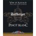 Wolfberger Pinot Blanc 2016 Front Label