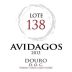 Quinta dos Avidagos Lote 138 2013 Front Label