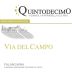 Quintodecimo Campania Via del Campo Falanghina 2014 Front Label