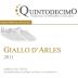 Quintodecimo Greco di Tufo Giallo d'Arles 2011 Front Label