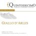 Quintodecimo Greco di Tufo Giallo d'Arles 2012 Front Label