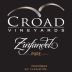 Croad Vineyards Zinfandel Pure 2010 Front Label