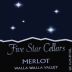 Five Star Cellars Merlot 2010 Front Label
