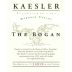 Kaesler The Bogan Shiraz 2003 Front Label