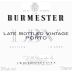 Burmester Late Bottled Vintage Port 2003 Front Label