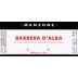 Manzone Barbera d'Alba 2011 Front Label