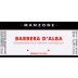 Manzone Barbera d'Alba 2013 Front Label