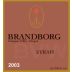 Brandborg Cellars Syrah 2003 Front Label