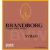 Brandborg Cellars Syrah 2005 Front Label