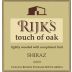 Rijk's Private Cellar Touch Of Oak Shiraz 2009 Front Label