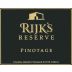 Rijk's Private Cellar Reserve Pinotage 2009 Front Label