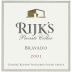 Rijk's Private Cellar Bravado 2001 Front Label
