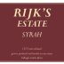 Rijk's Private Cellar Tulbagh Estate Syrah 2009 Front Label
