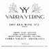 Yarra Yering No. 2 Dry Red 2003 Front Label