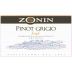 Zonin Aquileia Pinot Grigio 2004 Front Label