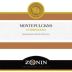 Zonin Montepuliciano 2012 Front Label