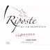 Riposte The Dagger Pinot Noir 2014 Front Label