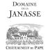 Domaine de la Janasse Chateauneuf-du-Pape Blanc 2013 Front Label