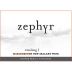 Zephyr Riesling 2016 Front Label
