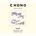 Chono Reserva Syrah 2009 Front Label