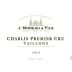 J. Moreau & Fils Chablis Vaillons Premier Cru 2010 Front Label