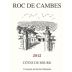 Chateau Roc de Cambes Cotes de Bourg 2012 Front Label
