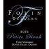 Folin Cellars Petite Sirah 2012 Front Label