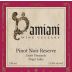 Damiani Wine Cellars Davis Vineyard Reserve Pinot Noir 2012 Front Label